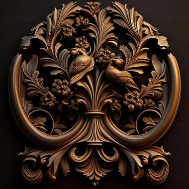 3D model baroque (STL)